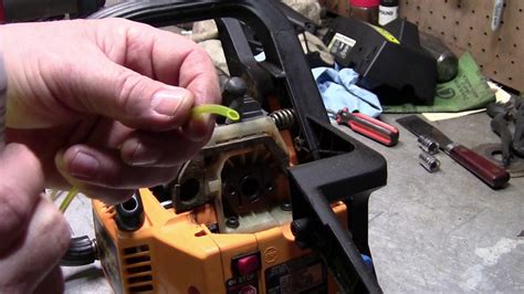 install chainsaw fuel line